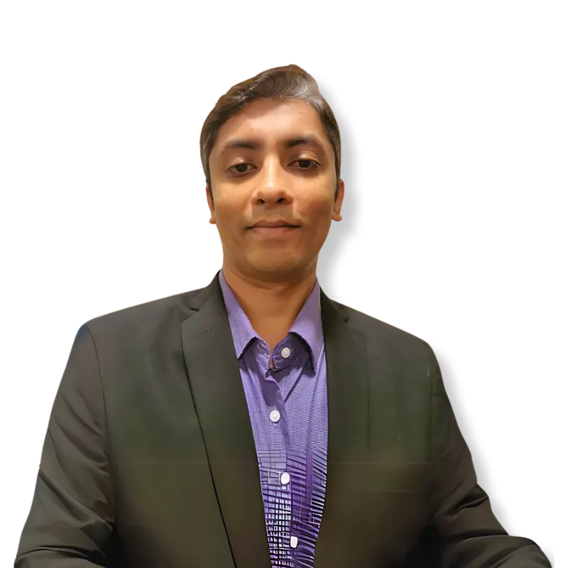 Portrait of Parth Manoj Bhatt, General Manager of Hayat Auditors SPC.